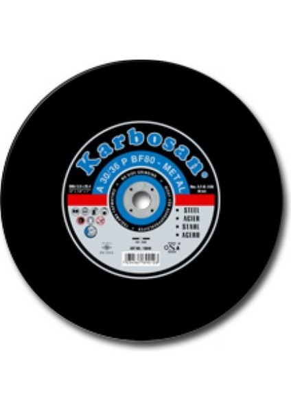 300X3X25,4 Nk Sabit Tezgah Kesme Disk-5'li Paket