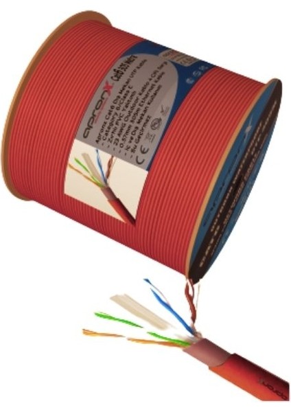 Cat6 Dış Ortam Kırmızı 305 Metre
