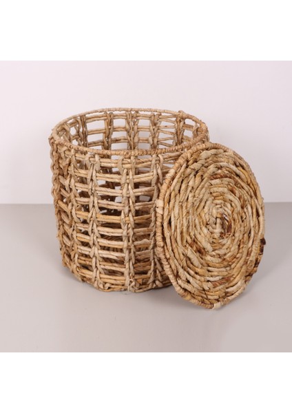 Mylamp Edis Doğal Abaka 33X33 cm Kapaklı Çamaşır ve Dekorasyon Sepeti fiyatları