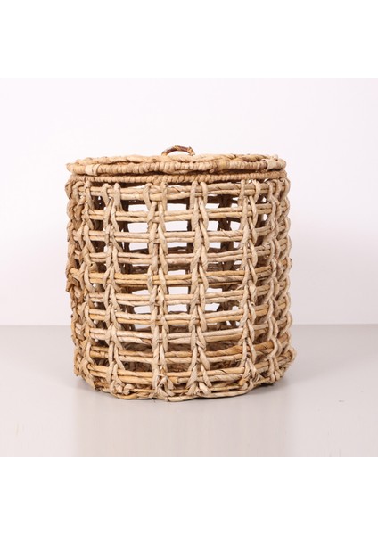 Mylamp Edis Doğal Abaka 33X33 cm Kapaklı Çamaşır ve Dekorasyon Sepeti indirimleri
