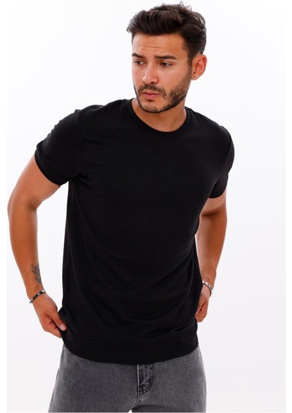 Erkek Etek Kol Ribanalı Doubleface Tshirt fiyatları