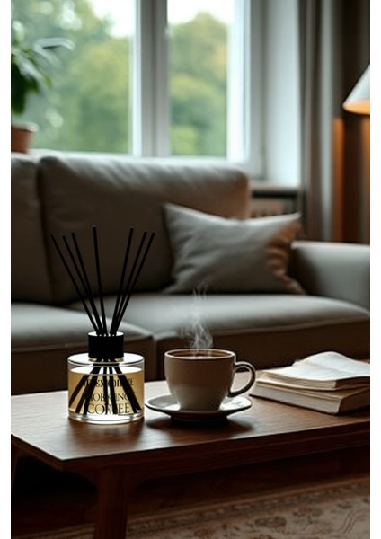 Oda Kokusu Bambu Çubuklu Morning Coffee Kahve ve Süt Kokulu 100 ml fiyatları