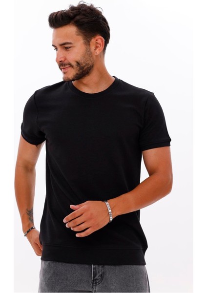 Erkek Etek Kol Ribanalı Doubleface Tshirt fırsatları