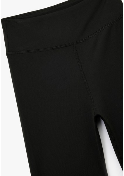 Yüksek Bel Slim Fit Biker Spor Tayt modelleri