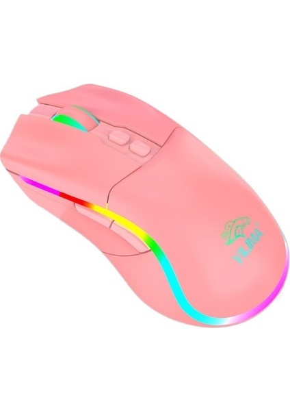 Kablolu Oyun Faresi Rgb Bilgisayar Masaüstü Dizüstü Ofis Demir Blok Ağırlıklı Fare (Yurt Dışından)