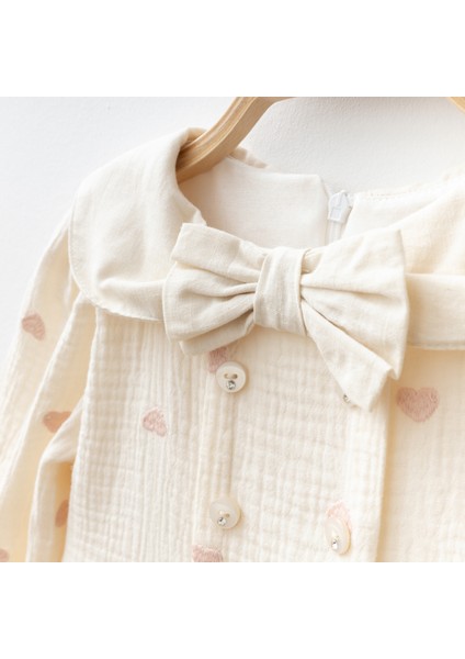 Kalp Işlemeli Kız Çocuk Elbise fiyatları