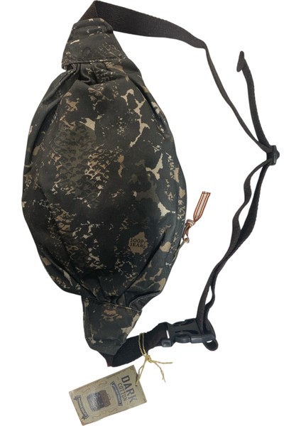 Vintage Salaş Balon Freeback Desenli Günlük Bel Çantası Renkli 36 cm x 30 cm fiyatları