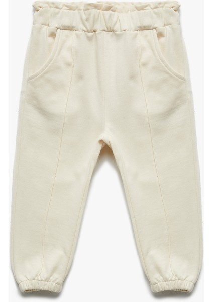 Pamuklu Şardonlu Cepli Jogger Eşofman Altı