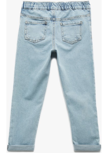 Pamuklu Relax Fit Denim Pantolon fiyatları