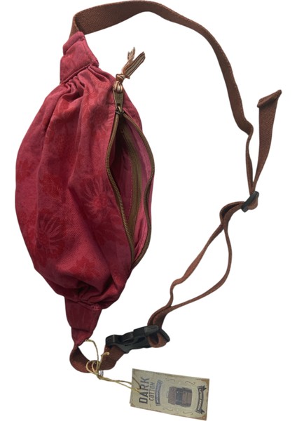 Vintage Salaş Balon Freeback Desenli Günlük Bel Çantası Renkli 36 cm x 30 cm modelleri