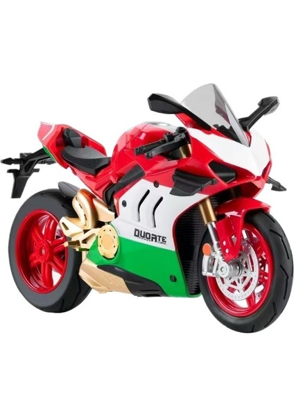1:10 Motosiklet Modeli Simülasyonu Alaşım Araba Modeli Çocuk Süsleri Oyuncak Modeli (Yurt Dışından)