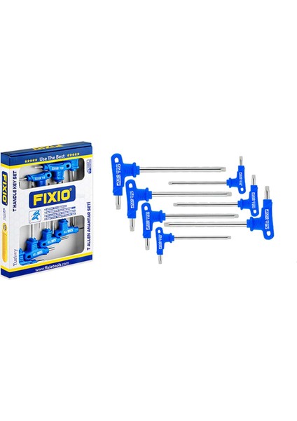 T Tipi Torx Anahtar Takımı 7 Parça
