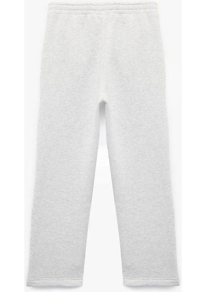 Straight Fit Cep Detaylı Şardonlu Beli Lastikli Eşofman Altı fiyatları