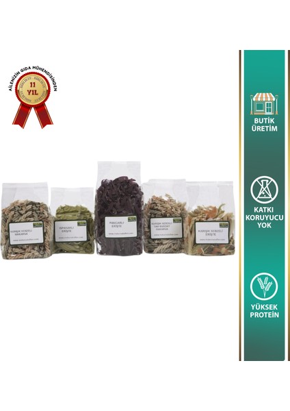 Başlangıç Makarna ve Erişte Seti (100 gram x 5)