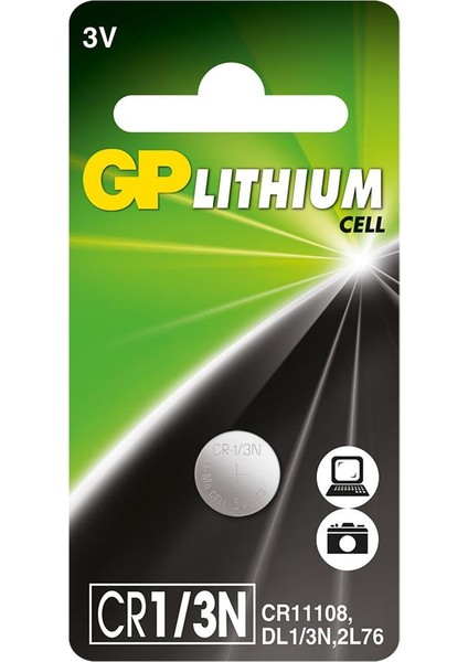 GPCR1-3N 3V CR11108-2L76-DL1-3N Lityum Cell Hafıza Düğme Pil Tekli Paket modelleri