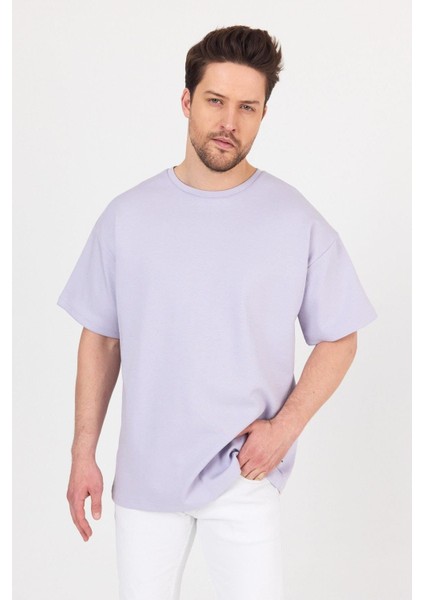 Erkek Doubleface Interlok Oversize Tshirt