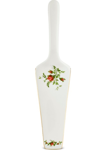 Vintage Rose 2 parça Spatulalı Kek Servis Seti 30 cm Krem