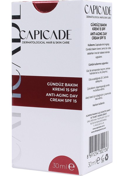 Anti Aging 15 Spf Gündüz Kremi 30 ml modelleri