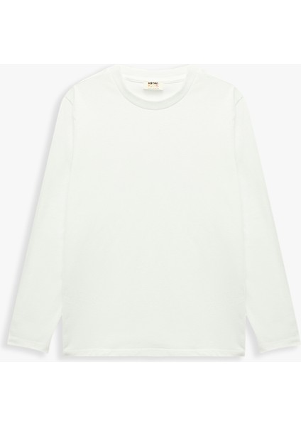 Bisiklet Yaka Uzun Kollu 3'lü Tişört Seti fırsatları