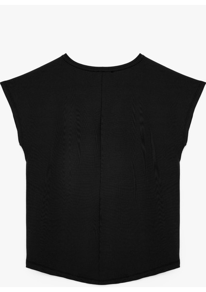 Rahat Kalıp Kısa Kollu Bisiklet Yaka Spor Tişört fiyatları