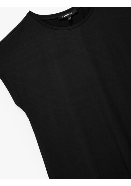 Rahat Kalıp Kısa Kollu Bisiklet Yaka Spor Tişört modelleri