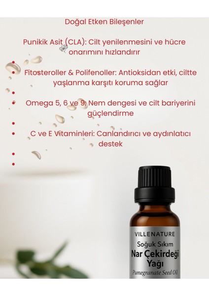 Soğuk Sıkım Nar Çekirdeği Yağı 20 ml modelleri