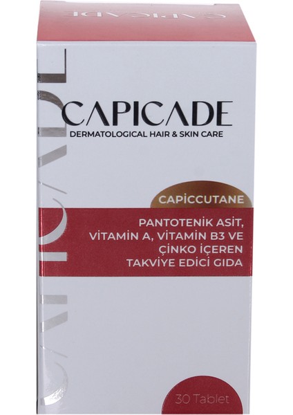 Capiccutane Pantenoik Asit 30 Tablet fırsatları