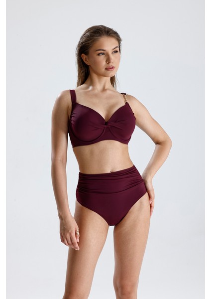 Süngerli Toparlayıcı Bikini Üst