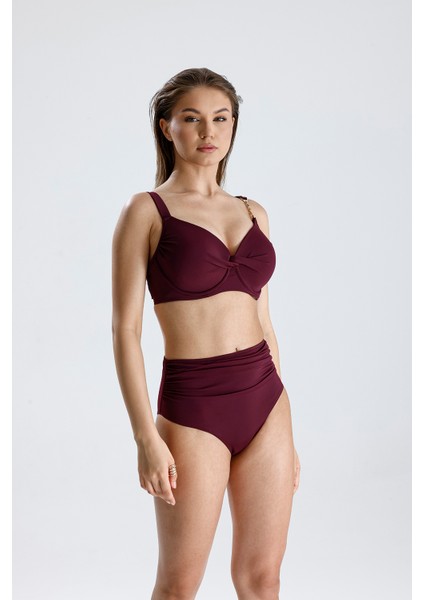 Süngerli Toparlayıcı Bikini Üst modelleri