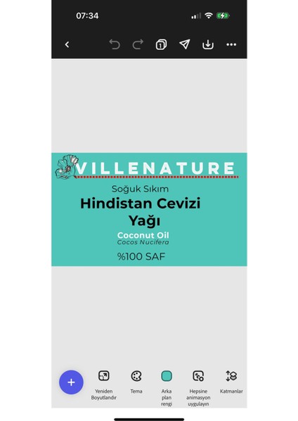 Hindistan Cevizi Yağı 210ML X2