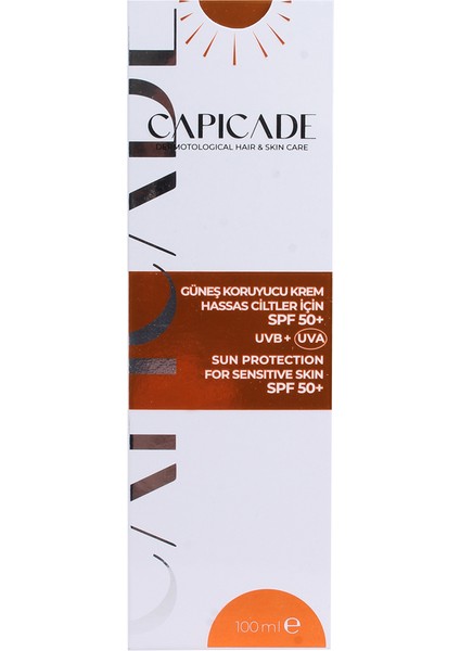 SPF50+ Güneş Koruyucu Krem 100ml - Kızarık Eğilimli ve Hassas Ciltler indirimleri