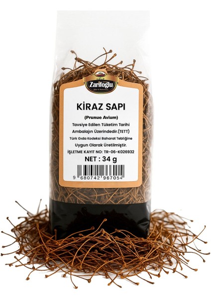 Kiraz Sapı Meyvesi Otu Bitkisi Şifalı Bitkiler 34 gr