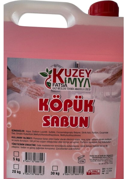 Köpük El Sabunu - 5 kg fırsatları