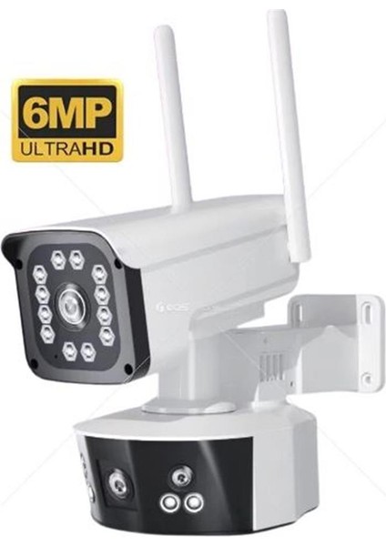 OKam O-KAM-3920 6MP 4G SOLAR Dual Lens PTZ Kamera