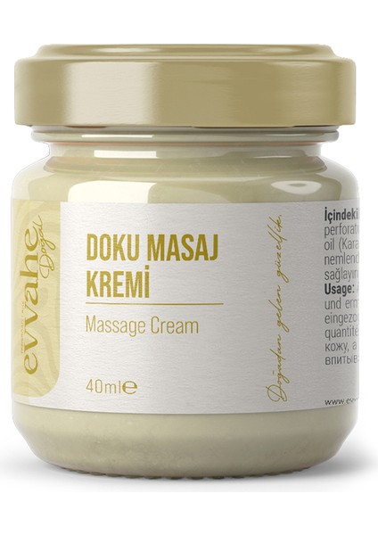 Doku (bitkisel) Masaj Kremi (40ml) fiyatları