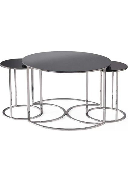 Füme Cam Yasemin Orta Sehpa