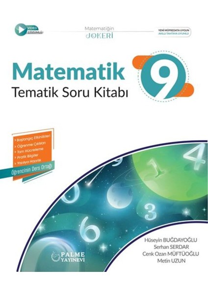 Palme 9.sınıf Joker Matematik Tematik Soru Kitabı*yeni* / 9786256672444
