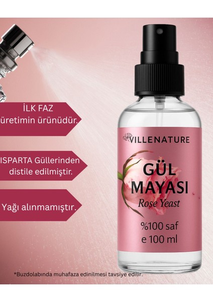 Vıllenature 2'li Set Gül Mayası “rose Yeast” (Rosa Damascena) 100 ml modelleri
