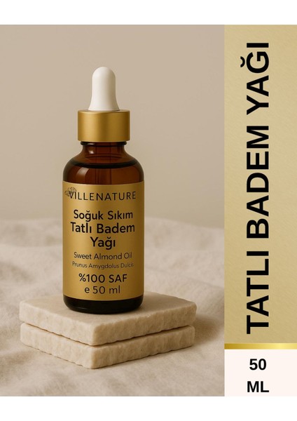 Soğuk Sıkım Tatlı Badem Yağı 50 ml
