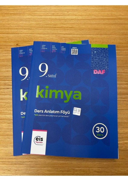 Eis 9. Sınıf Kimya Daf Ders Anlatım Föyleri 2025 Güncel Müfredat