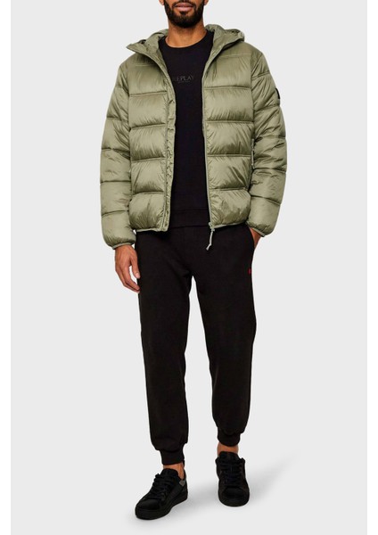 Regular Fit Kapüşonlu Kapitoneli Şişme Mont Erkek Mont DM0DM22044 M1L fiyatları