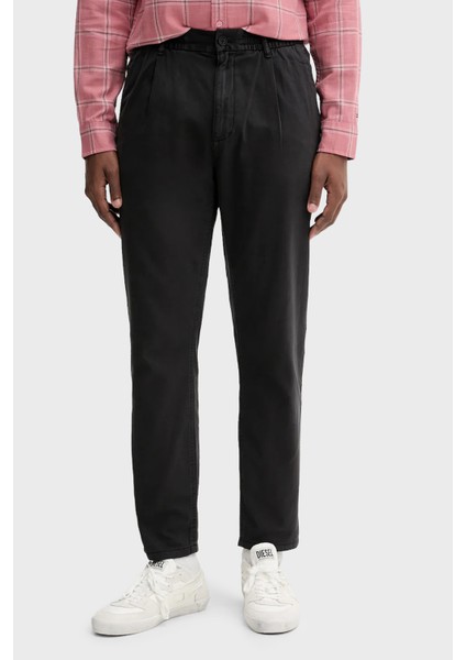 % 100 Pamuk Relaxed Fit Orta Bel Düz Paça Pantolon Erkek Pantolon DM0DM21705 Bds