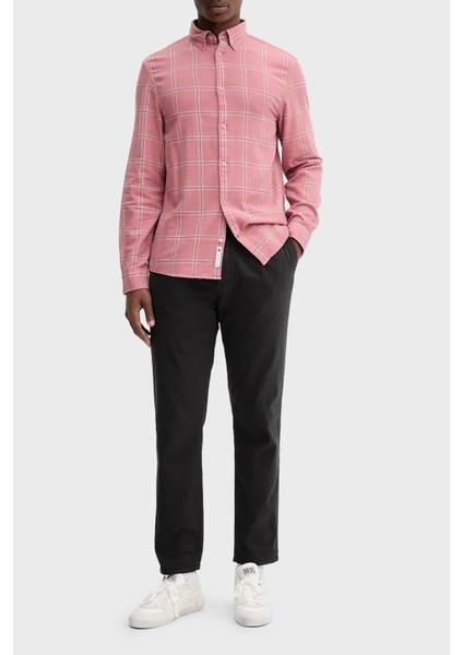 % 100 Pamuk Relaxed Fit Orta Bel Düz Paça Pantolon Erkek Pantolon DM0DM21705 Bds fiyatları