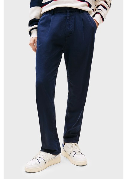 % 100 Pamuk Relaxed Fit Orta Bel Düz Paça Pantolon Erkek Pantolon DM0DM21705 C1G