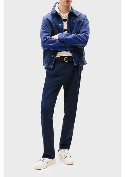 % 100 Pamuk Relaxed Fit Orta Bel Düz Paça Pantolon Erkek Pantolon DM0DM21705 C1G fiyatları