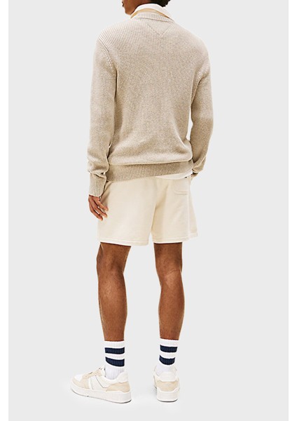 Logolu Pamuklu Slim Fit Bisiklet Yaka Örgü Kazak Erkek Kazak DM0DM21652 Ad2 modelleri