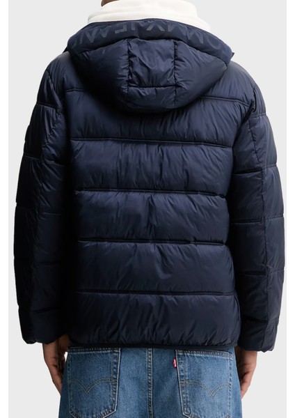 Regular Fit Kapüşonlu Kapitoneli Şişme Mont Erkek Mont DM0DM22044 C1G modelleri