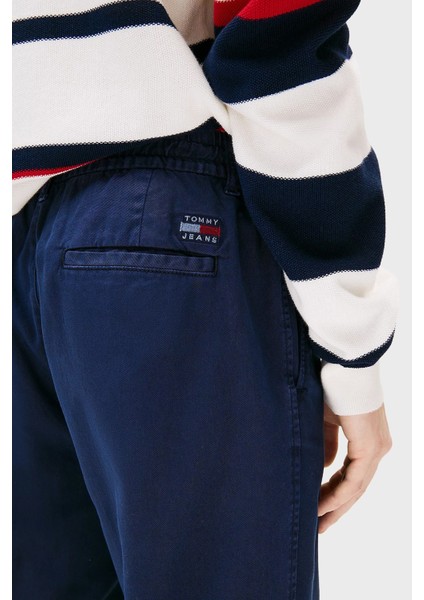 % 100 Pamuk Relaxed Fit Orta Bel Düz Paça Pantolon Erkek Pantolon DM0DM21705 C1G fırsatları