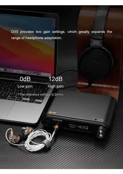 Toppıng Dx5 Lite Taşınabilir Bluetooth Dac Kulaklık Amplifikatörü 32BIT 768KHZ ES9068AS indirimleri