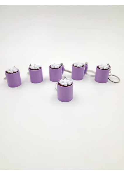 Marshmallow Kahve Anahtarlık